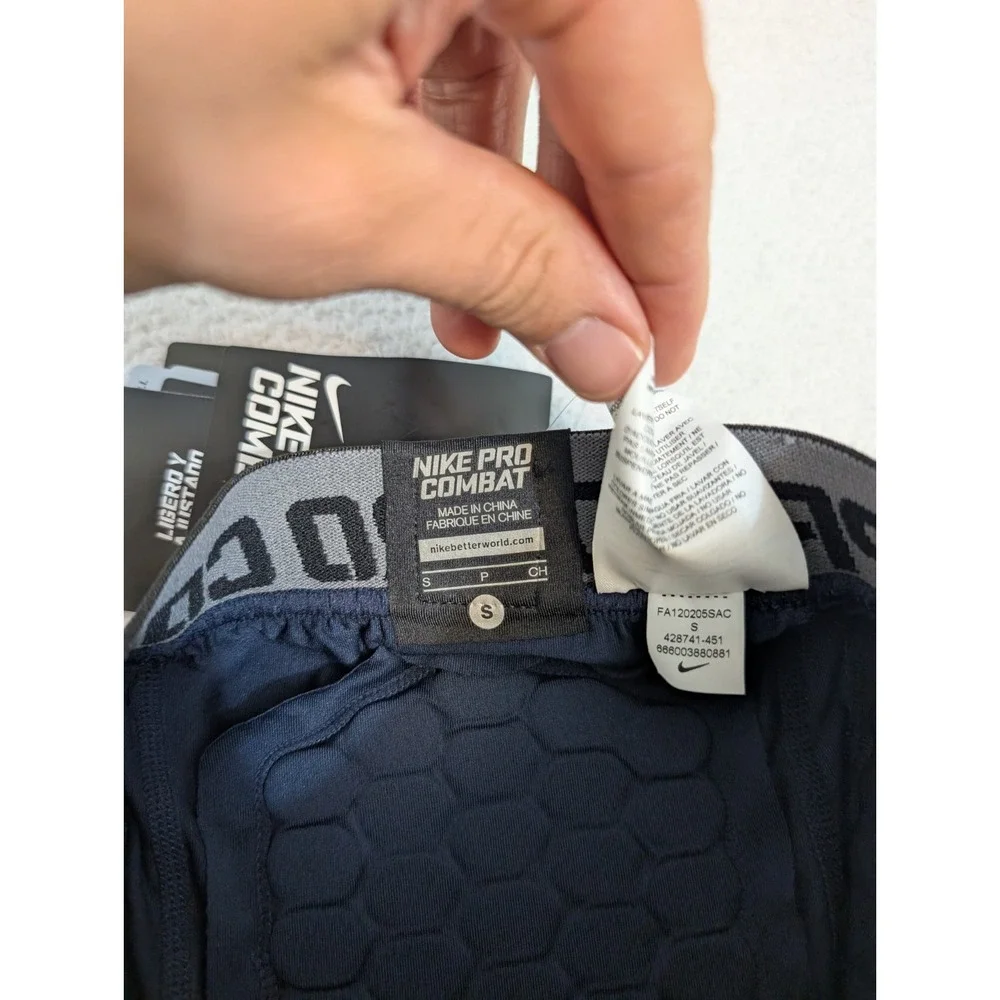 NEW Nike Pro Dry Fit Unisex Men's S Blue Lightweight‎ Combat Shorts